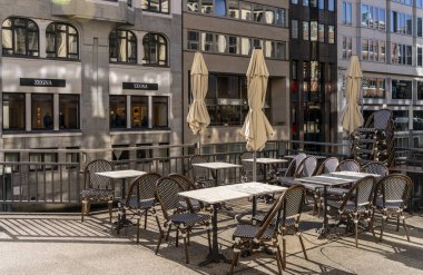 Almanya, Hamburg 'da Alster' in mimarisi.