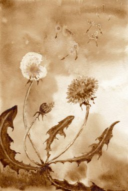 Yürüyen bir çiftle parktaki yol. Kağıt dokulara el yapımı kahve. Kahve koleksiyonu. Raster bitmap resmi