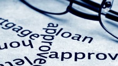 Kredi onaylama konsepti dolly shot