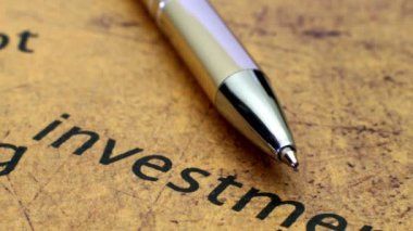 Yatırım metnindeki kalem.
