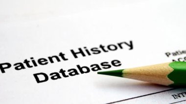 Hasta geçmişi veritabanı doli görüntüsü