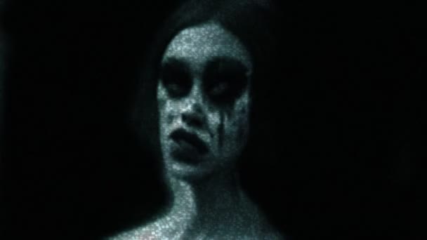 Девушка Призрак — стоковое видео