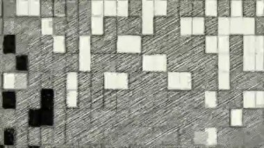 Hand draw animation of blocks