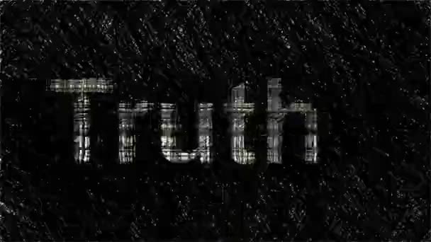 Truth Text Hand Draw Animation — Stockvideo