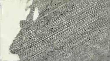 Portrait of a man artistic drawing animation