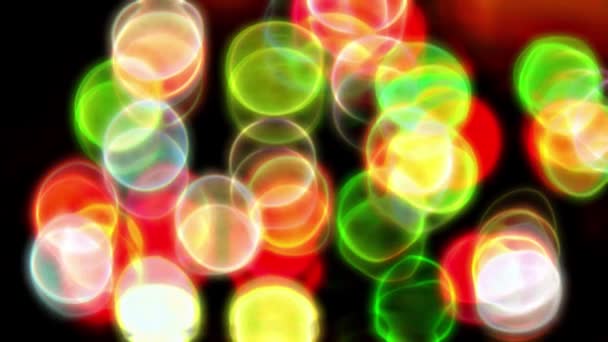 Bokeh Smooth Abstract Bewegingspatroon Achtergrond — Stockvideo