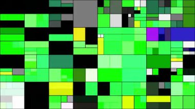 Renkli dikdörtgenler mondrian tarzı sanat resimlemesi