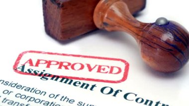 Sözleşme damgası onaylandı