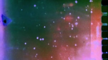 Grunge film lideri toz ve çiziklerle