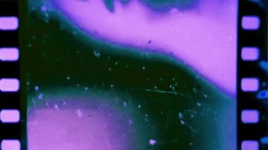 Grunge film lideri toz ve çiziklerle