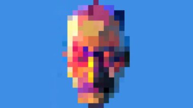 Piksel sanat tarzında erkek karakter