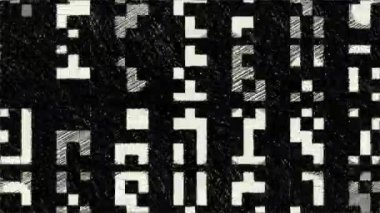 Hand draw animation of blocks