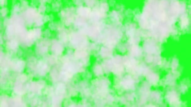 Dym Mgła Zielonym Ekranie — Wideo stockowe