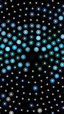 Renkli döndürme noktaları dikey video ile soyut arkaplan