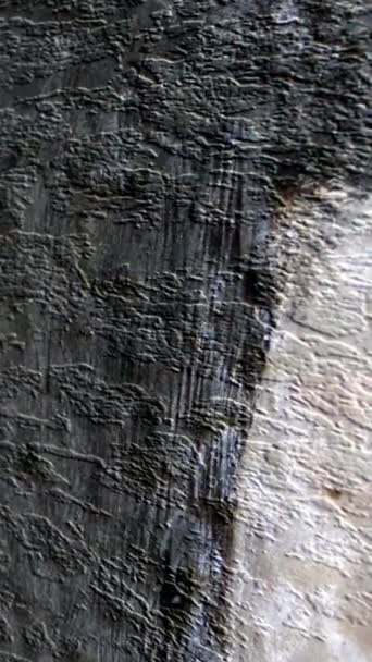 Ковзання Кадрів Сірої Гранжевої Поверхні Фону Вертикальне Відео — стокове відео