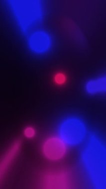 Renkli Çemberler Bokeh Arkaplan dikey videosu