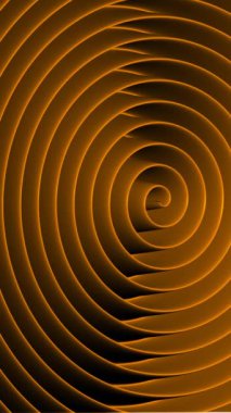 Dikey görüntülerde dalgalanan renkli çizgilerin 3B animasyonu