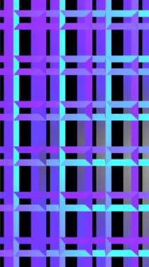 Geometrik şekilli soyut hareket arkaplanı dikey video