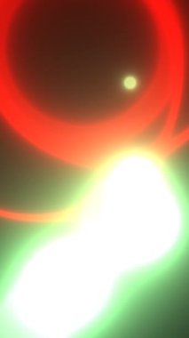 Renkli Çemberlerin Canlandırılması Bokeh Arkaplan dikey videosu