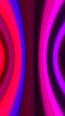 Renkli dikey çizgilerin ve Bokeh Çemberi dikey Arkaplan videosunun canlandırması