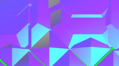 Çokgen Desen Soyut Hareket Arkaplanı