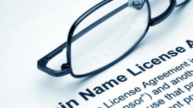 Alan adı licese agreement dolly shot