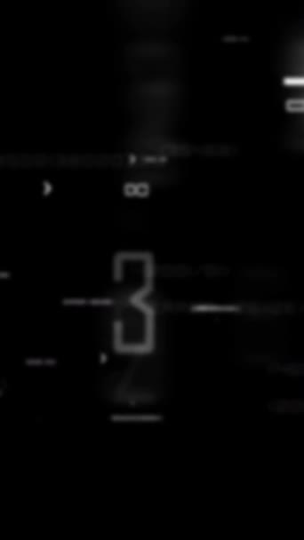 Ekran Dikey Videosundaki Şifreleme — Stok video