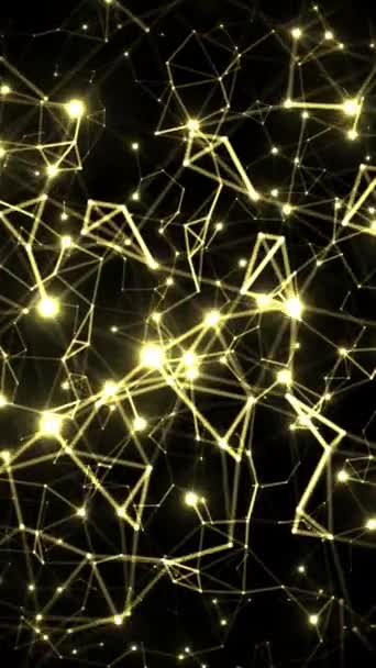 Résumé Plexus Technology Concept de réseau scientifique vidéo verticale