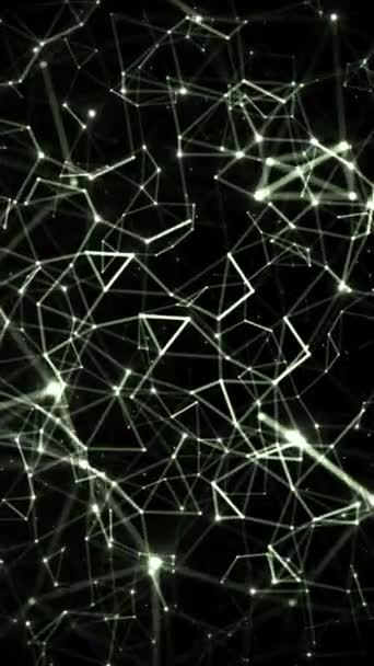 Résumé Plexus Technology Concept de réseau scientifique vidéo verticale