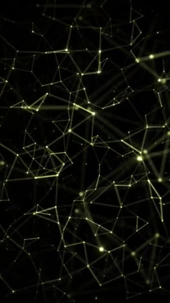 Résumé Plexus Technology Concept de réseau scientifique vidéo verticale