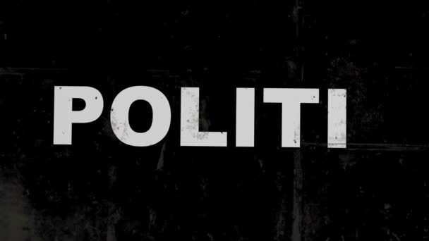 不同方式的交叉道路上的政治文本 — 图库视频影像