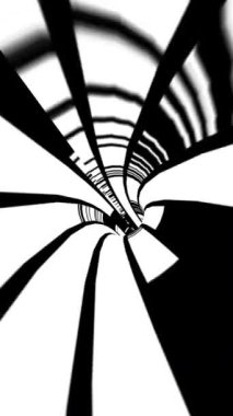 Bit akışı dijital piksel tünel dikey video üzerinden sürülüyor