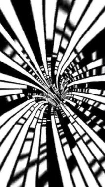 Bit akışı dijital piksel tünel dikey video üzerinden sürülüyor