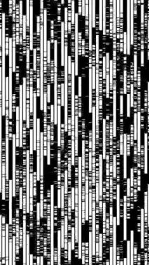 Bit akışı dijital piksel tünel dikey video üzerinden sürülüyor