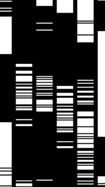 Bit akışı dijital piksel tünel dikey video üzerinden sürülüyor