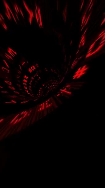 바이너리 데이터 터널을 비디오 — 비디오