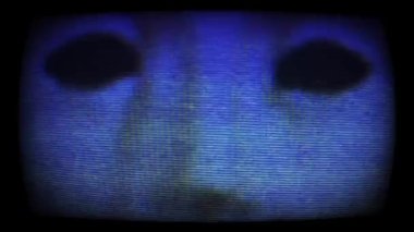 Ekrandaki ürkünç Maske hata efektiyle