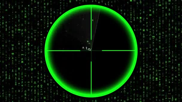Ricerca Avvisi Sul Concetto Radar — Video Stock
