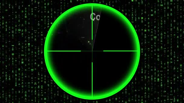 Hledání Připojení Koncept Radaru — Stock video