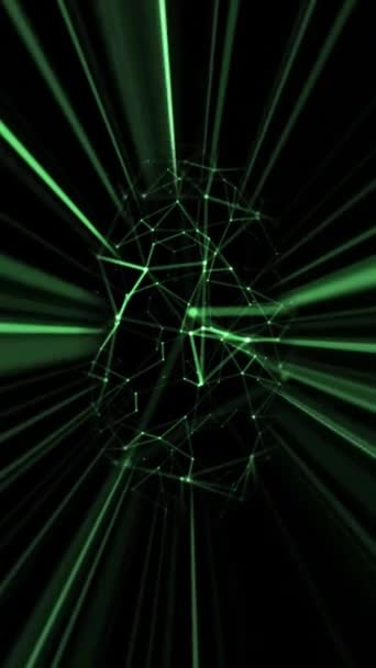 Résumé Plexus Technology Science And Engineering Arrière-plan vertical video