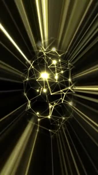 Résumé Plexus Technology Science And Engineering Arrière-plan vertical video