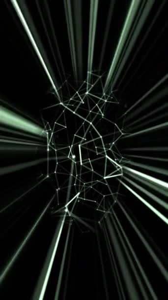 Résumé Plexus Technology Science And Engineering Arrière-plan vertical video