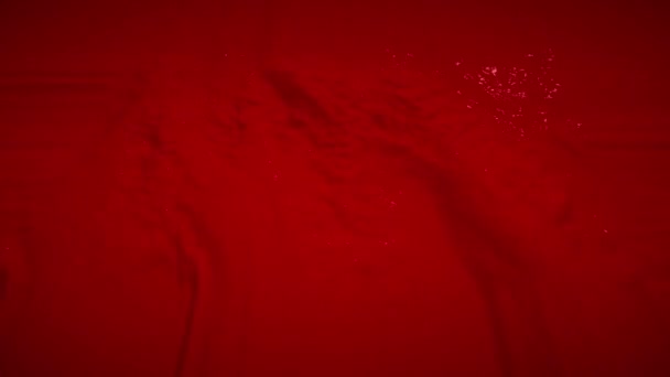 Поток Крови Фоне Красной Жидкости — стоковое видео