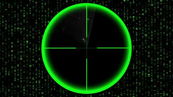 Zoeken Naar Fouten Radar Concept — Stockvideo