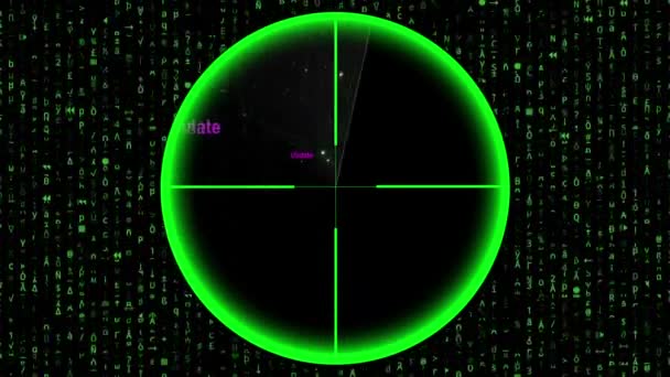 Búsqueda Actualización Concepto Radar — Vídeos de Stock