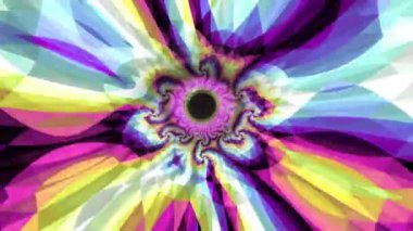 Göz lşığı Dalgalanması Kaleydoskop 'un içinde hipnotik hareket arka planında