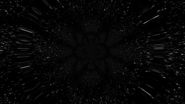 Univers Spatial Avec Étoiles Galaxies — Video