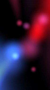 Renkli Parlayan Bokeh Işıkları Arka plan dikey videosu