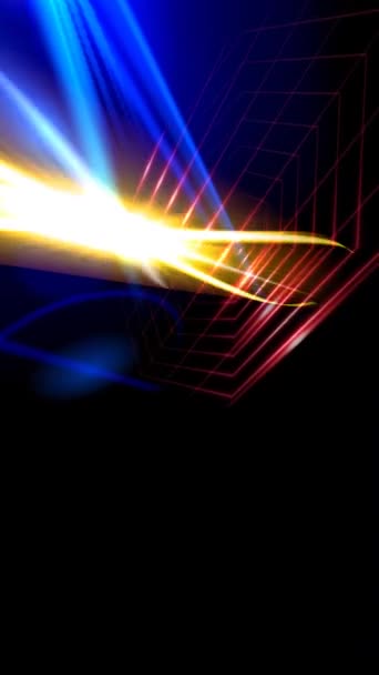 Abstract Tech Futuristic Digital Background Vertical Video — Stock Video