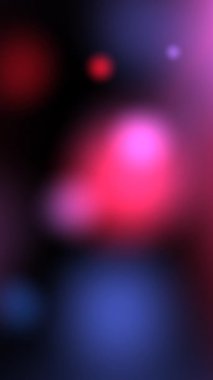 Renkli Parlayan Bokeh Işıkları Arka plan dikey videosu